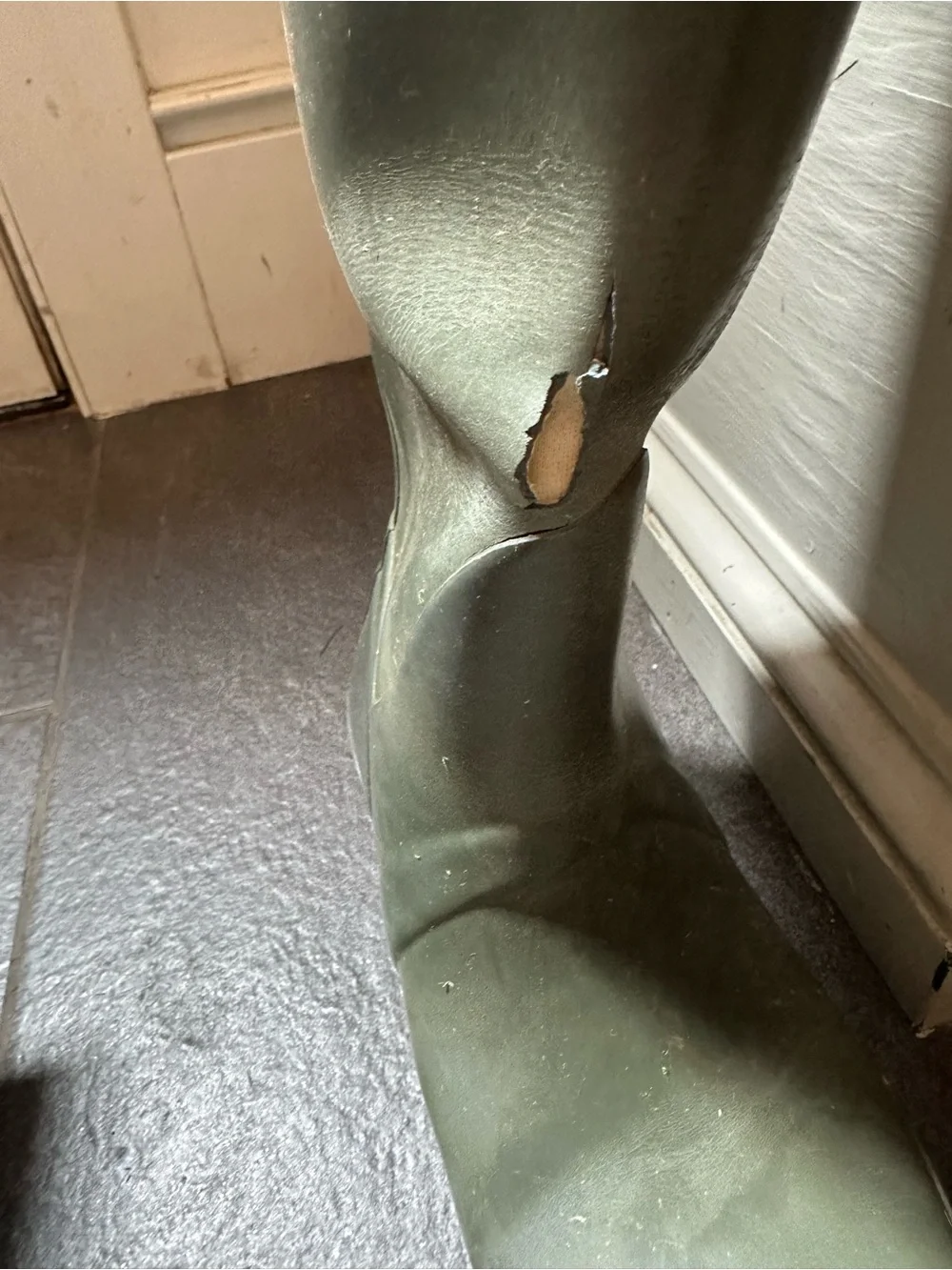 Hunter Dark Olive Green Tall Rubber Rain Boots